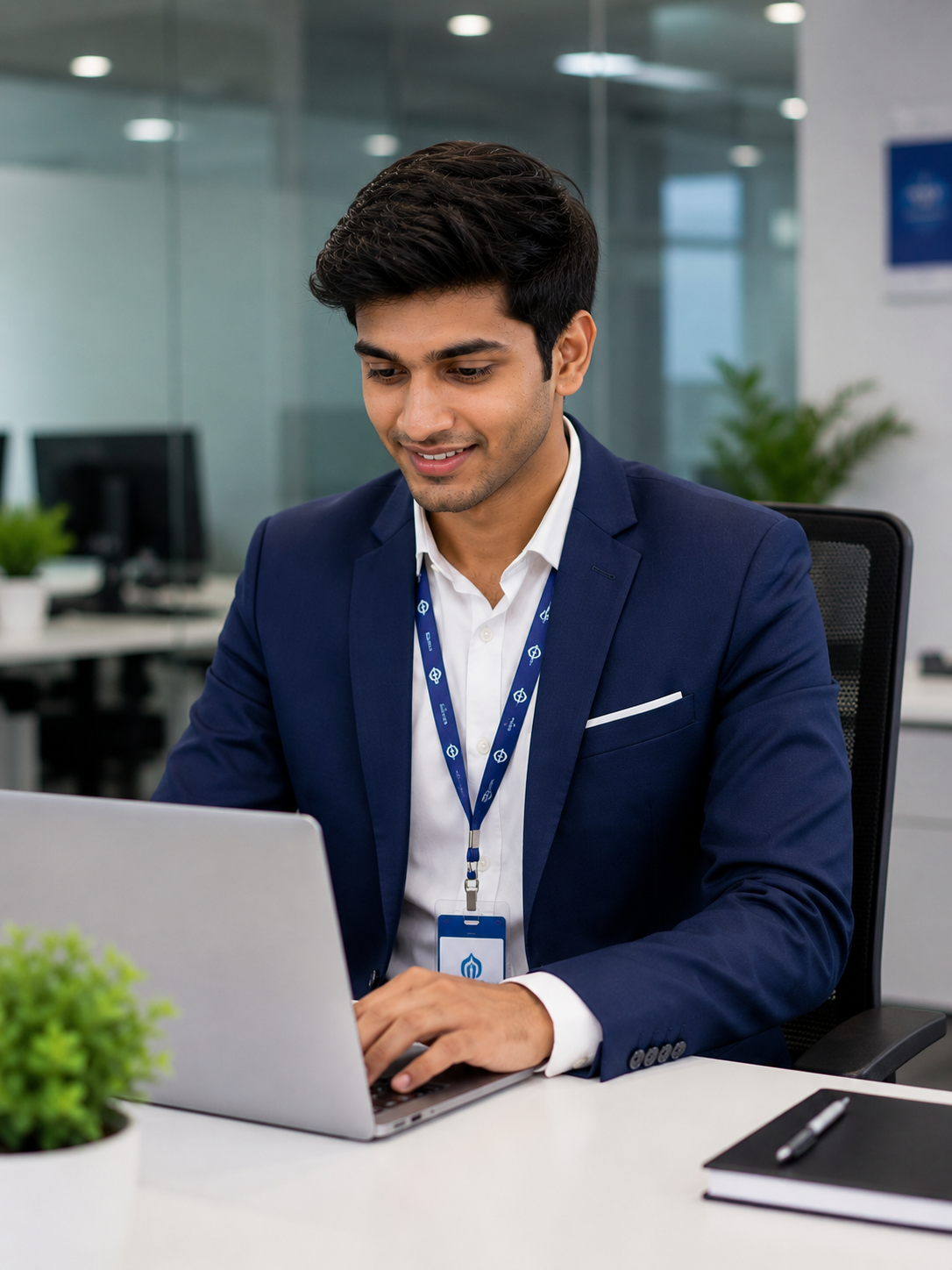 Indian student learning Data Science with Python and Machine Learning at IElevate